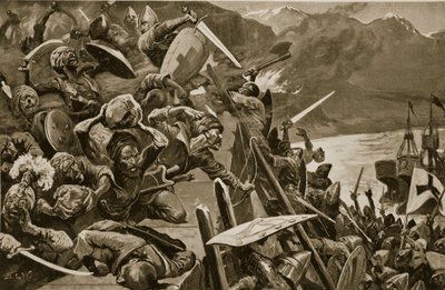 Cruzados asaltando Nicea de Stanley L. Wood